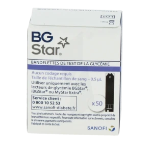 Mystar Bgstar Bandelette Réactive B/50
