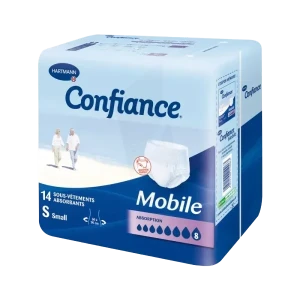 Confiance Mobile Slip 8 G Absorbant Jetable Taille S Sachet De 14
