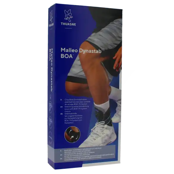 Thuasne Malleo Dynastab Boa V2 Chevillère Gris Taille 2