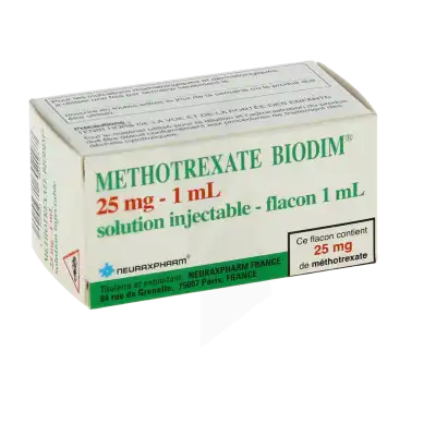 Methotrexate Biodim 25 Mg/1 Ml, Solution Injectable à Auterive