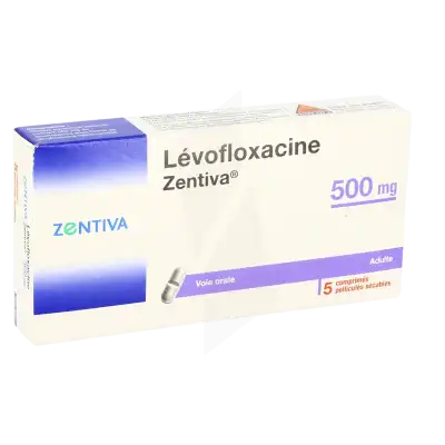 LEVOFLOXACINE ZENTIVA 500 mg, comprimé pelliculé sécable