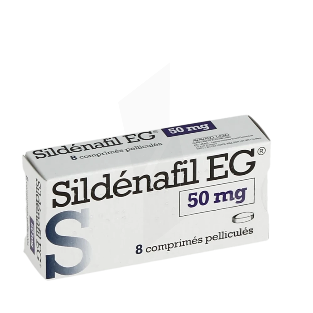 Sildenafil Eg 50 Mg, Comprimé Pelliculé