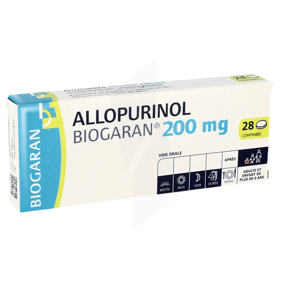 Allopurinol Biogaran 200 Mg, Comprimé