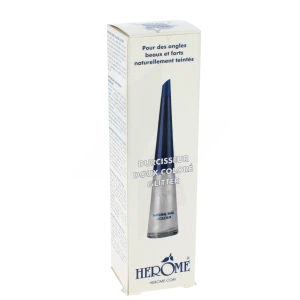 Herome Vernis à Ongles Durcisseur Doux Glitter Fl/10ml