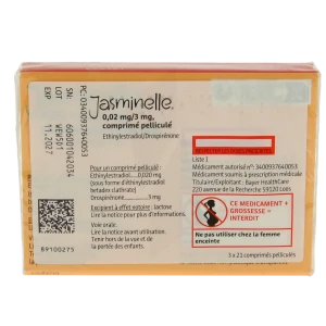Jasminelle 0,02 Mg/3 Mg, Comprimé Pelliculé