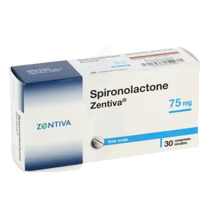 Spironolactone Zentiva 75 Mg, Comprimé Sécable à CUERS