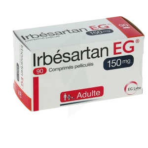 Irbesartan Eg 150 Mg, Comprimé Pelliculé