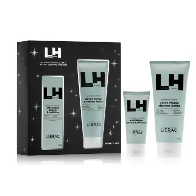 Liérac Homme Les Soins Essentiels 3 en 1 Coffret 2022