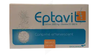 EPTAVIT 1000 mg/880 U.I., comprimé effervescent T/30