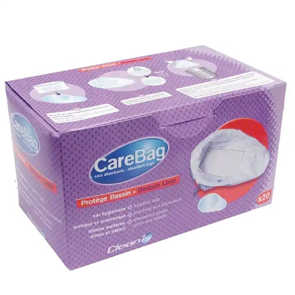 Carebag Sacs Hygiéniques Protège Bassin Boîte De 20