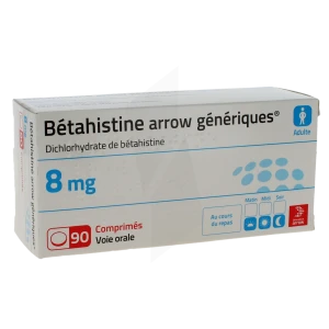 Betahistine Arrow Generiques 8 Mg Cpr Plq/90