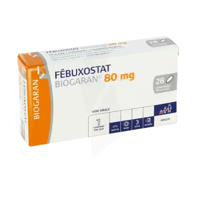 Febuxostat Biogaran 80 Mg, Comprimé Pelliculé à Bordeaux