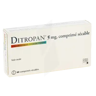 Ditropan 5 Mg, Comprimé Sécable à STRASBOURG