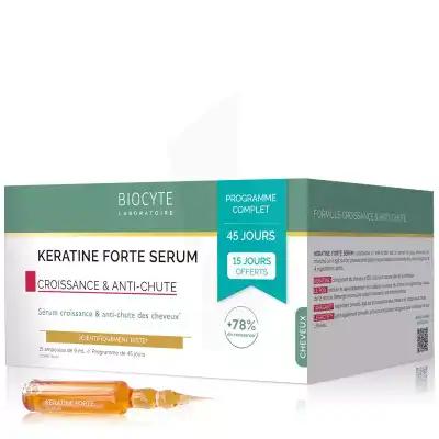 Biocyte Kératine Forte Sérum 3b/5ampoules/9ml à PERTUIS