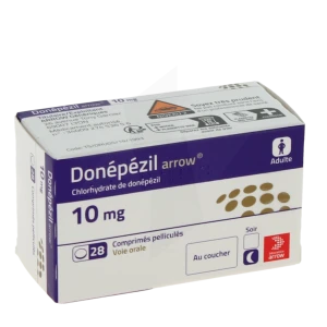 Donepezil Arrow 10 Mg, Comprimé Pelliculé