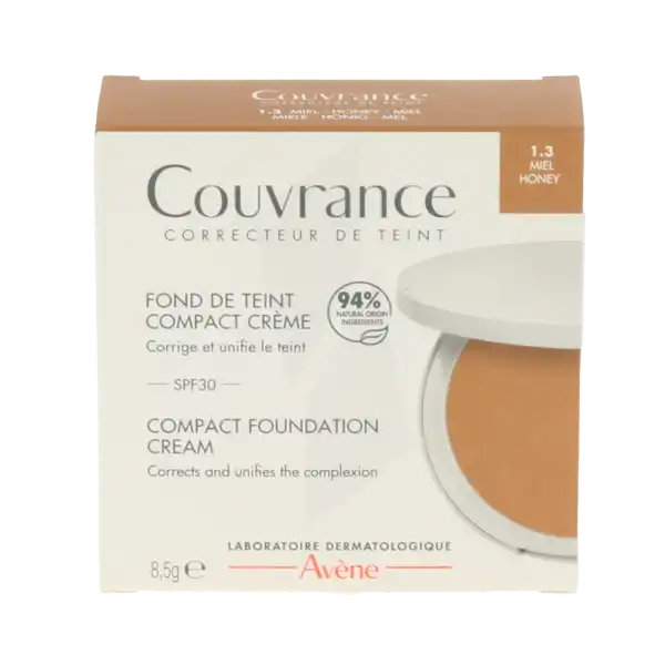 Avene Couvrance Fond De Teint Crème Miel 1.3 Boîtier/8,5g