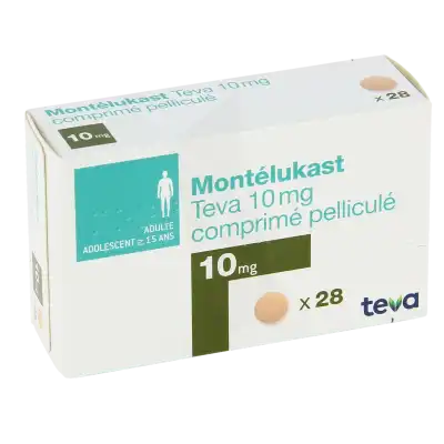 Montelukast Teva 10 Mg, Comprimé Pelliculé à Eysines