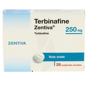 Terbinafine Zentiva 250 Mg, Comprimé Sécable