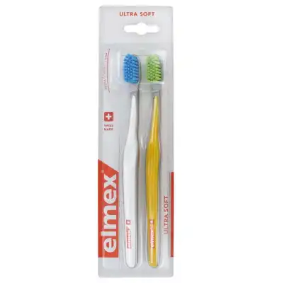 Elmex Anti-caries Brosse Dents Ultra Soft Duo à TAVERNY