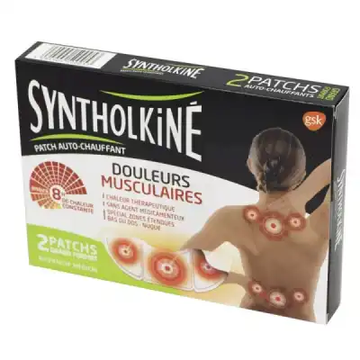 SYNTHOLKINÉ PATCH CHAUFFANT 8 HEURES DOULEURS MUSCULAIRES GRAND FORMAT B/2