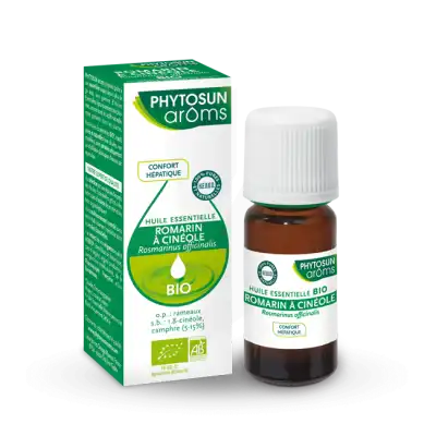 Acheter PHYTOSUN AROMS HUILE ESSENTIELLE BIO ROMARIN À CINÉOLE FL/10ML à GUJAN-MESTRAS
