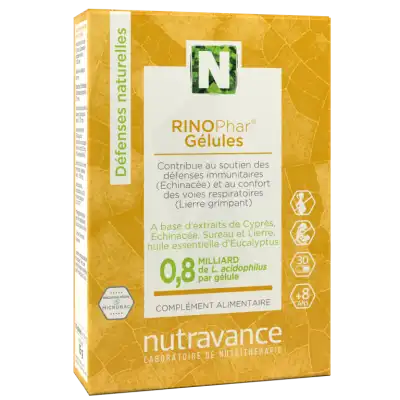 Nutravance Rinophar Gélules B/30 à VALENCE