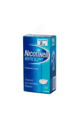 Nicotinell Menthe 2 Mg, Comprimé à Sucer Plq/36 à AUBEVOYE