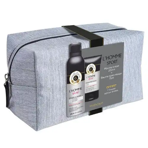 Roger & Gallet L'homme Sport Trousse Grise Votre Rituel Rasage