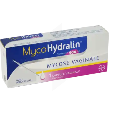 Mycohydralin 500 Mg, Capsule Vaginale à SAINT-SAENS
