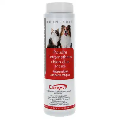 Poudre Tetramethrine Chien Chat Nysska, Poudre Pour Application Cutanée à MARSEILLE