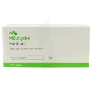 Exufiber Mèche Stérile 2,5x40cm B/16