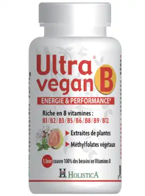 Holistica Ultra Vegan B Comprimés à Croquer B/30 à Mérignac
