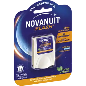 Novanuit Flash Films Orodispersibles B/20 à MONTAIGUT-SUR-SAVE