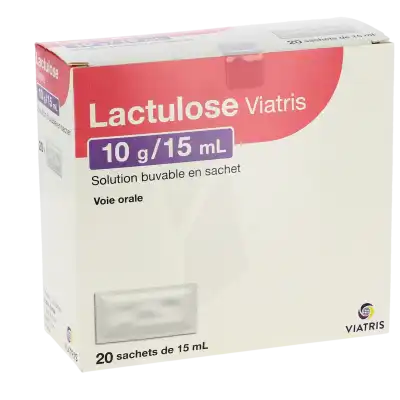 Lactulose Mylan 10 G/15 Ml, Solution Buvable En Sachet à Annecy