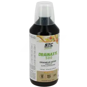 Stc Nutrition Drainaxyl 500 Solution Buvable Drainante Thé Pêche Fl/500ml à LE LAVANDOU