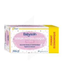 Babysoin Solution Sérum Physiologique 40 Unidoses/5ml