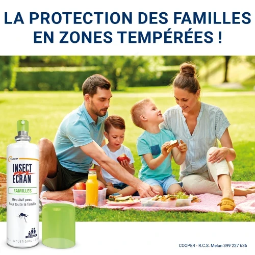 Pharmacie du Forez - Parapharmacie Insect Ecran Familles Lotion Répulsif  Peau Spray/100ml - BOEN