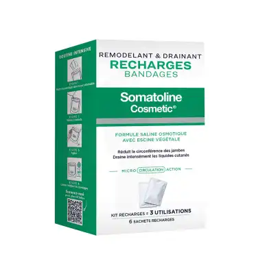 Somatoline Recharges Bandages Remodelants Et Drainants Recharges/3 à Andernos