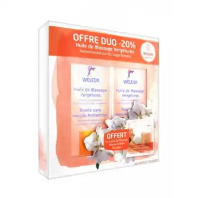 Weleda Soins Corps Pack Duo Vergetures à Entrelacs