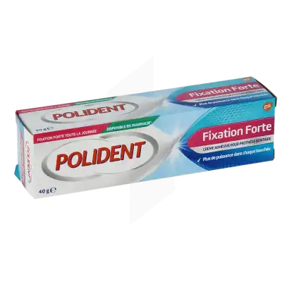 Polident Crème Adhésive Fixation Forte T/40g à Hendaye