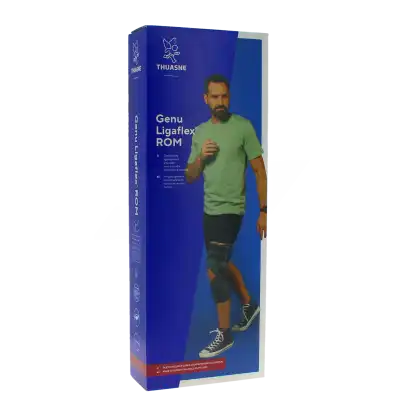 Thuasne Genu Ligaflex Rom Genouillère Ligamentaire Articulée Avec Contrôle De Flexion/extension Hauteur 40 Cm Taille 1 à Saint-Médard-en-Jalles