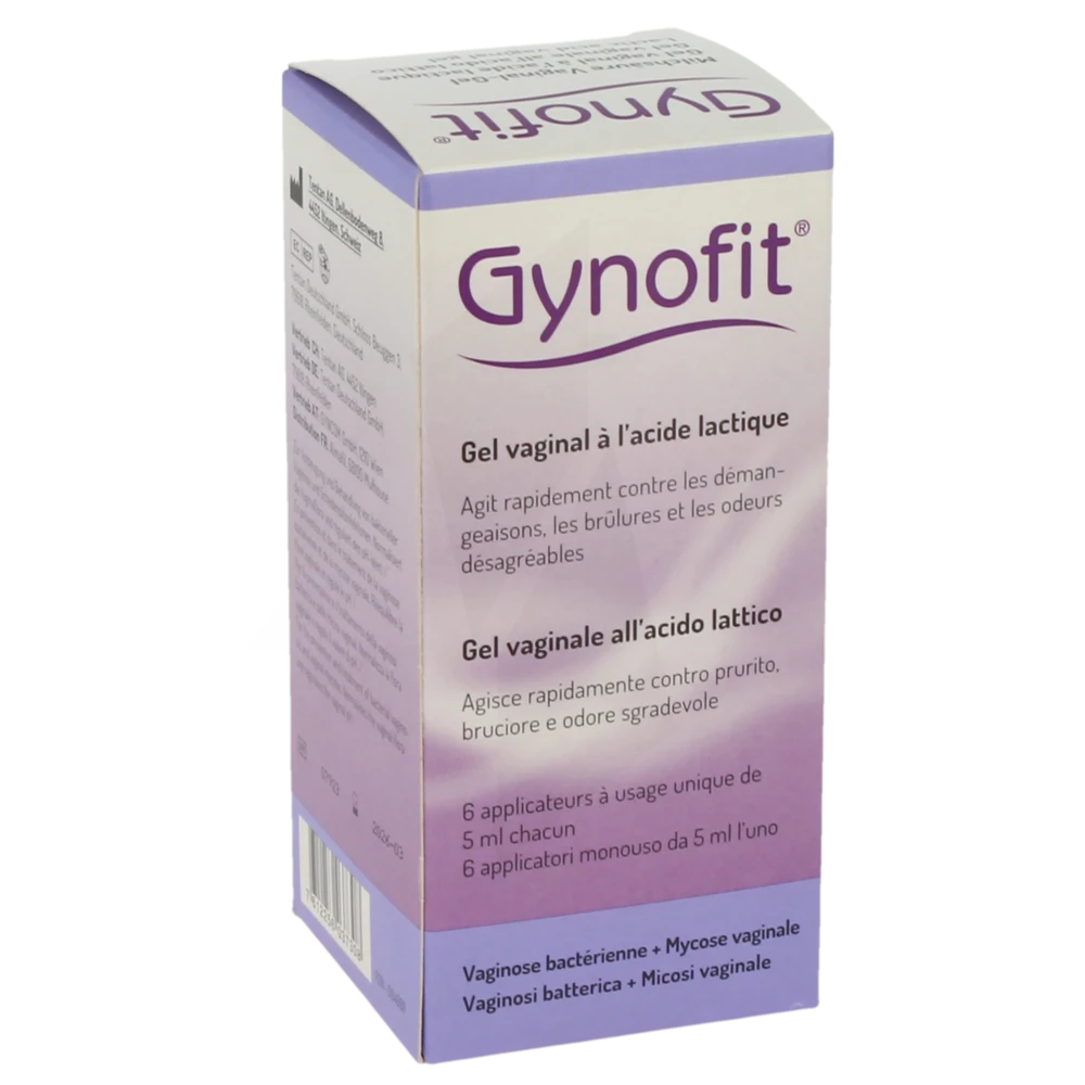 Gynofit Gel Vaginal à L'acide Lactique 6unidoses/5ml