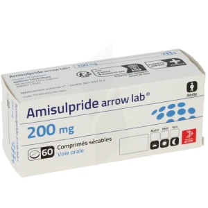 Amisulpride Arrow Lab 200 Mg, Comprimé Sécable