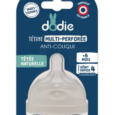 Dodie Teat & Ring Tétine Biomimétisme Débit 4 Liquide épais B/1 à Mérignac