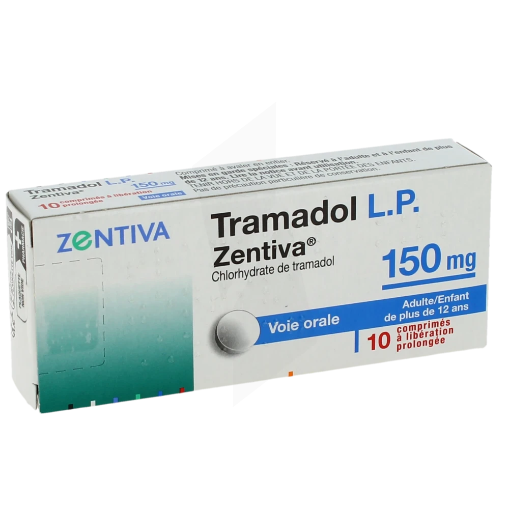 Tramadol Zentiva Lp 150 Mg, Comprimé à Libération Prolongée