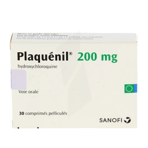 Plaquenil 200 Mg, Comprimé Pelliculé