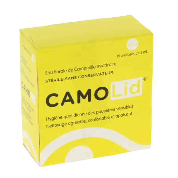 Camolid Eau Florale HygiÈne Des PaupiÈres 15unidoses/5ml