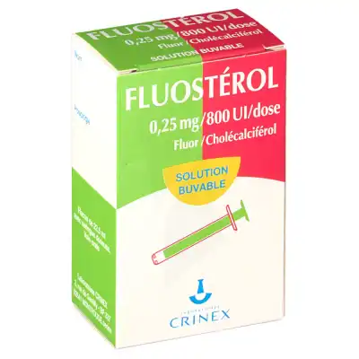 Fluorure De Calcium Crinex 0,25 Mg, Comprimé à MARSEILLE