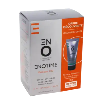 Enotime Sérum Booster C10 Anti-oxydant Fl Pompe Airless/15ml+makeup Remover à La Lande-de-Fronsac