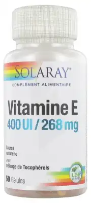 Solaray Vitamine E 400 I.u 50 GÉlules à LIEUSAINT